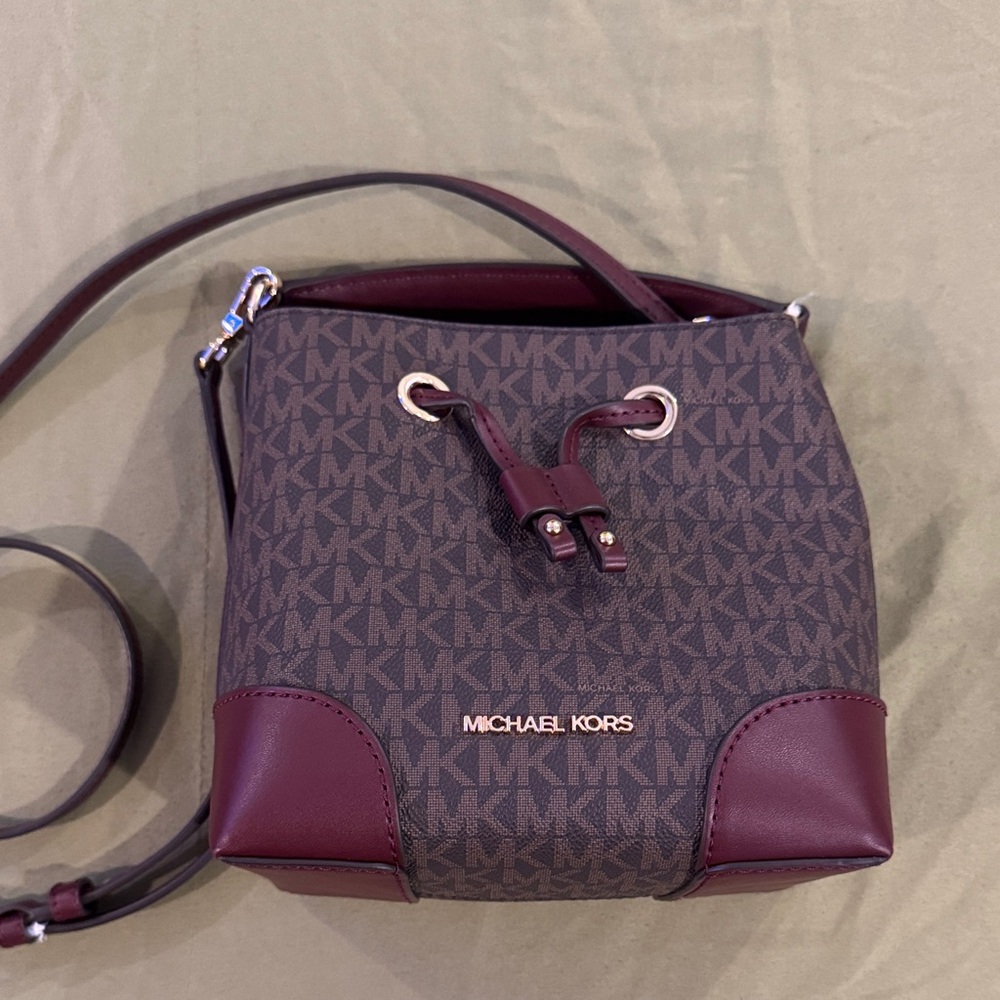 Michael Kors Dark Red Crossbody Bag